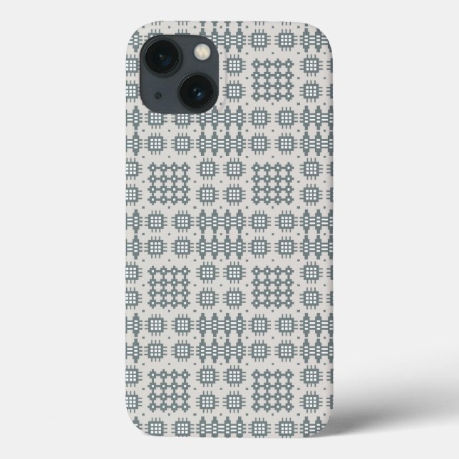 iPad Case-Mate Case: Grey, Welsh Tapestry Pattern iPhone Case (Back)