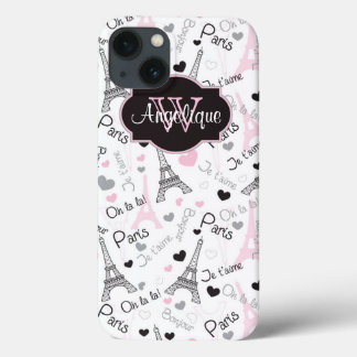 iPad Case | Paris | Eiffel Tower | Hearts