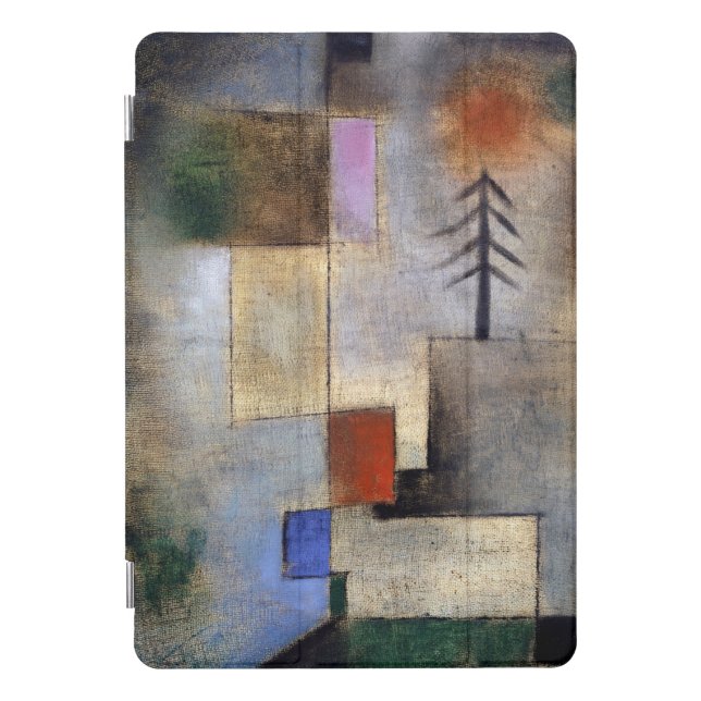 iPAD CASE - "Small Fir" - Abstract Art Image (Front)