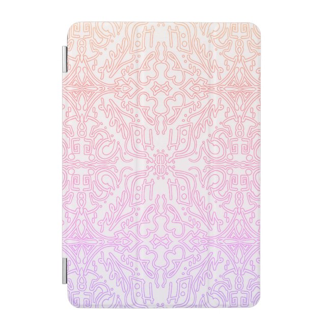 IPad case Soft Pink Dream Mandala pattern series (Front)