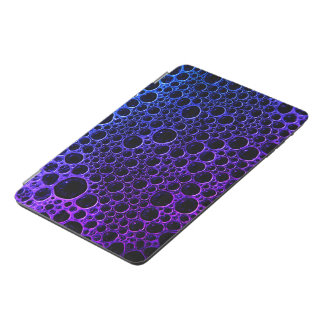 iPad cover pattern purple bubbles.