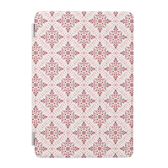 iPad Cover with Red and Pink Design (Front)