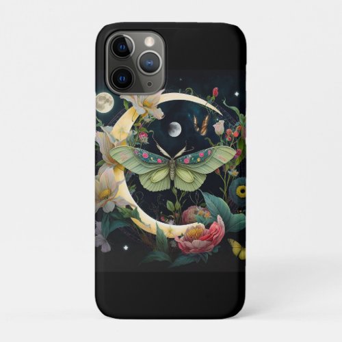 Ipad iPhone Cover_ Night Butterfly iPhone 11 Pro Case