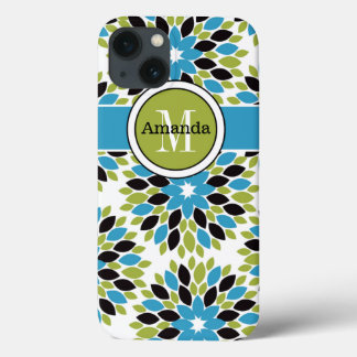 iPad Mini Case | Floral | Blue, Green, White
