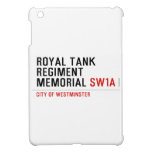 royal tank regiment memorial  iPad Mini Cases