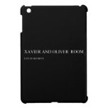 Xavier and Oliver   iPad Mini Cases