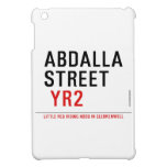 Abdalla  street   iPad Mini Cases