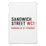 Sandwich Street  iPad Mini Cases