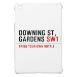 Downing St,  Gardens  iPad Mini Cases