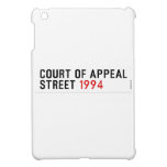 COURT OF APPEAL STREET  iPad Mini Cases