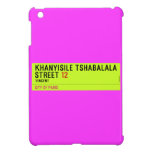 Khanyisile Tshabalala Street  iPad Mini Cases