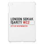 LONDON SOKAK İŞARETİ  iPad Mini Cases