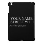 Your Name Street  iPad Mini Cases
