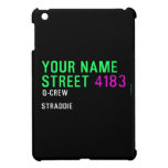 Your Name Street  iPad Mini Cases