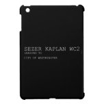 Sezer kaplan  iPad Mini Cases