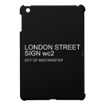 LONDON STREET SIGN  iPad Mini Cases