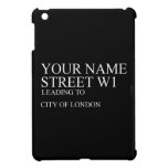 Your Name Street  iPad Mini Cases