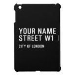 Your Name Street  iPad Mini Cases