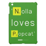 'Nolla 
 loves
 Popcat'  iPad Mini Cases