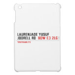 Laurenjade yusuf Jodrell rd  iPad Mini Cases