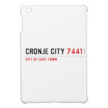 Cronje City  iPad Mini Cases
