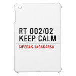 RT 002/02 KEEP CALM  iPad Mini Cases
