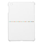 es mejor no tener cosas que tener cosas y no tener con quien compartirlas  iPad Mini Cases