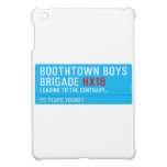 boothtown boys  brigade  iPad Mini Cases