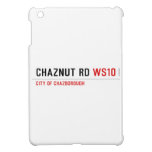Chaznut rd  iPad Mini Cases