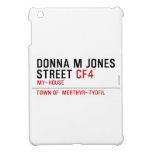 Donna M Jones STREET  iPad Mini Cases