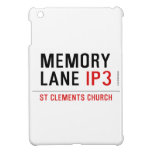 mEMORY LANE  iPad Mini Cases