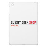 SUNSET GEEK  iPad Mini Cases