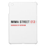 MIMA STREET  iPad Mini Cases