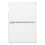 Quite well adjusted and living her best life  iPad Mini Cases