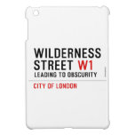 Wilderness  Street  iPad Mini Cases