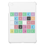 ABC|DEF
 .|GHIJK 
 .|LM.N|O 
 .PQRST
 UVWXYZ  iPad Mini Cases
