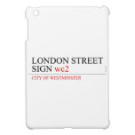 LONDON STREET SIGN  iPad Mini Cases