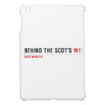 Behind the scot's  iPad Mini Cases