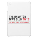 the Hampton  MWB Club  iPad Mini Cases