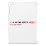 paul brown street   iPad Mini Cases