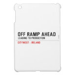 off Ramp ahead  iPad Mini Cases