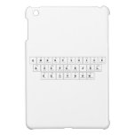 qwe|rtyuiop
 a|sdfghjkl
 zxcvbnm  iPad Mini Cases