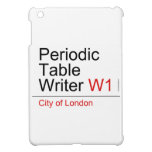 Periodic Table Writer  iPad Mini Cases