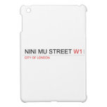 NINI MU STREET  iPad Mini Cases