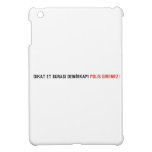 Dikat Et BurasI DemİrkapI  iPad Mini Cases