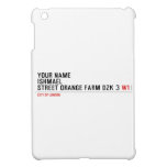 Your Name ishmael Street orange farm dzk 3  iPad Mini Cases