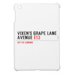 Vixen's Grape Lane  Avenue  iPad Mini Cases
