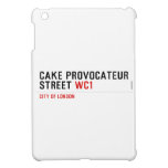 CAKE PROVOCATEUR  STREET  iPad Mini Cases