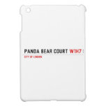 PANDA BEAR COURT  iPad Mini Cases