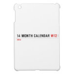 14 month calendar  iPad Mini Cases